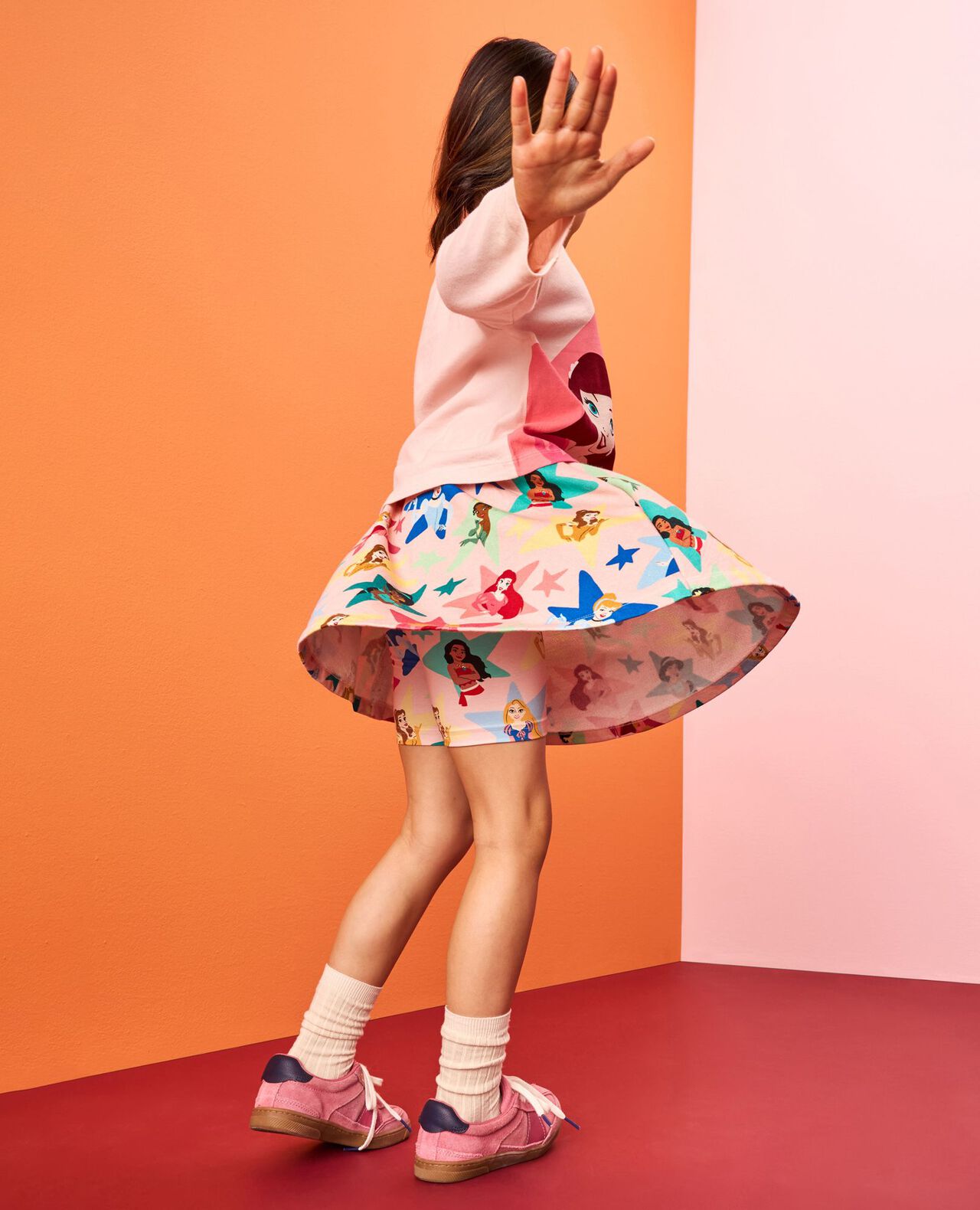 Disney Princess Biker Shorts in Princess Stars - main
