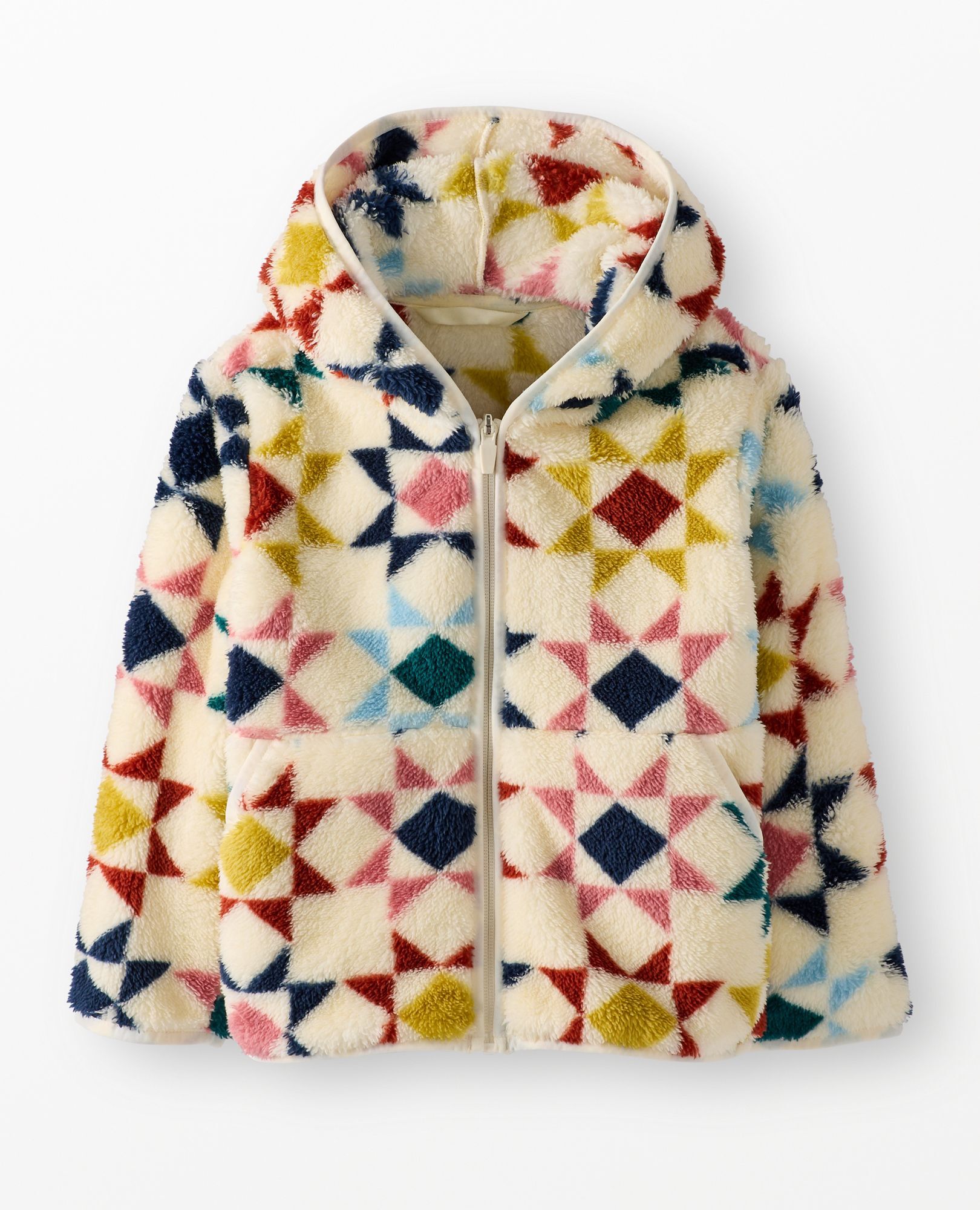 Marshmallow Fleece Jacket in Winter Quilt - main