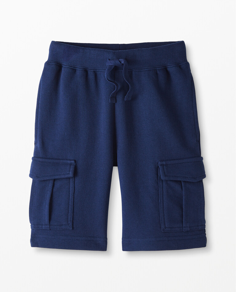 Skate Shorts In French Terry in Navy Blue - main