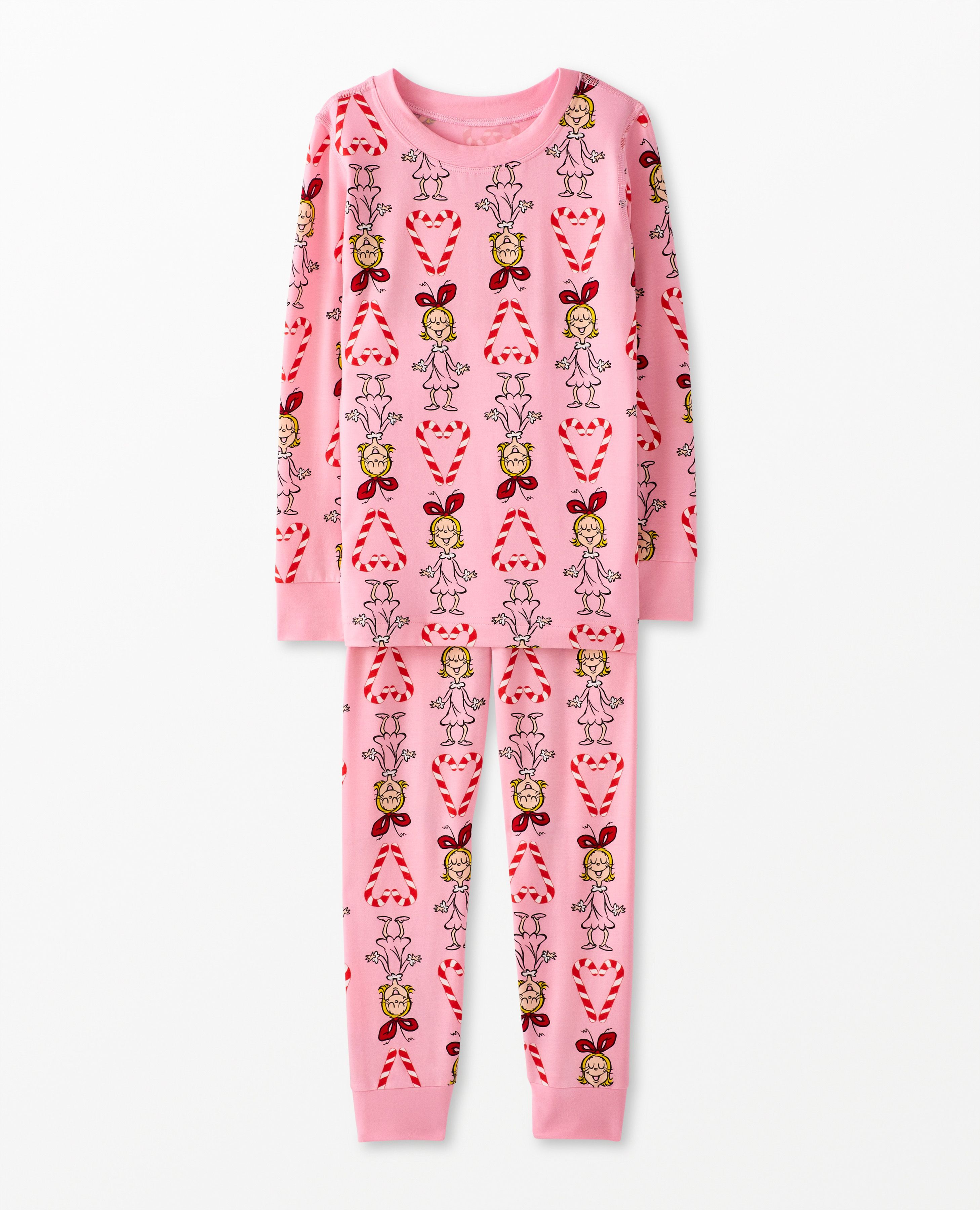Kids Dr. Seuss Grinch Long John Pajama Set in HannaSoft Hanna Andersson