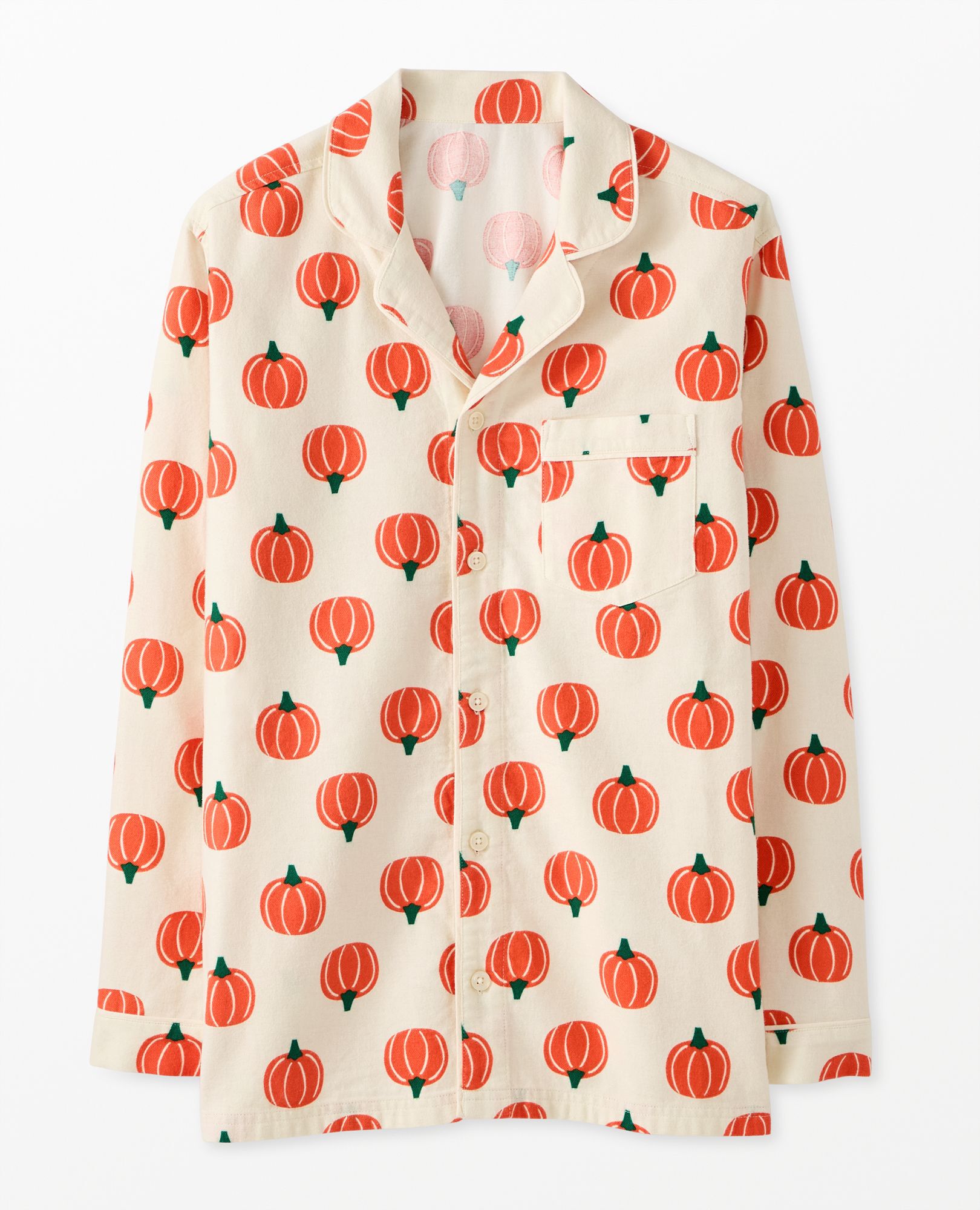 Adult Halloween Flannel Pajama Top