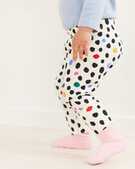 Baby Wiggle Pants In Organic Cotton in Bright Mini Spots - main