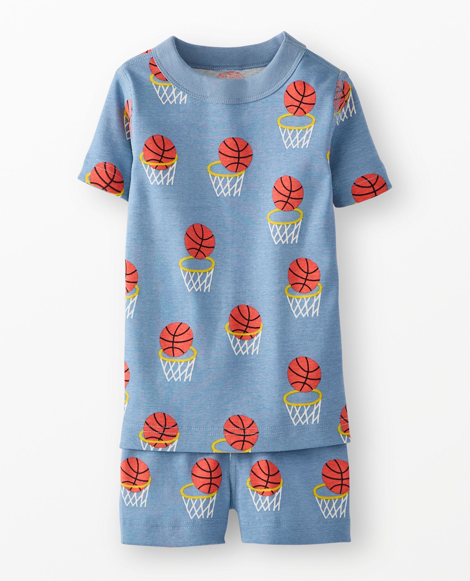 HannaJams™ Pajama Set in Slam Dunk on Blue - main