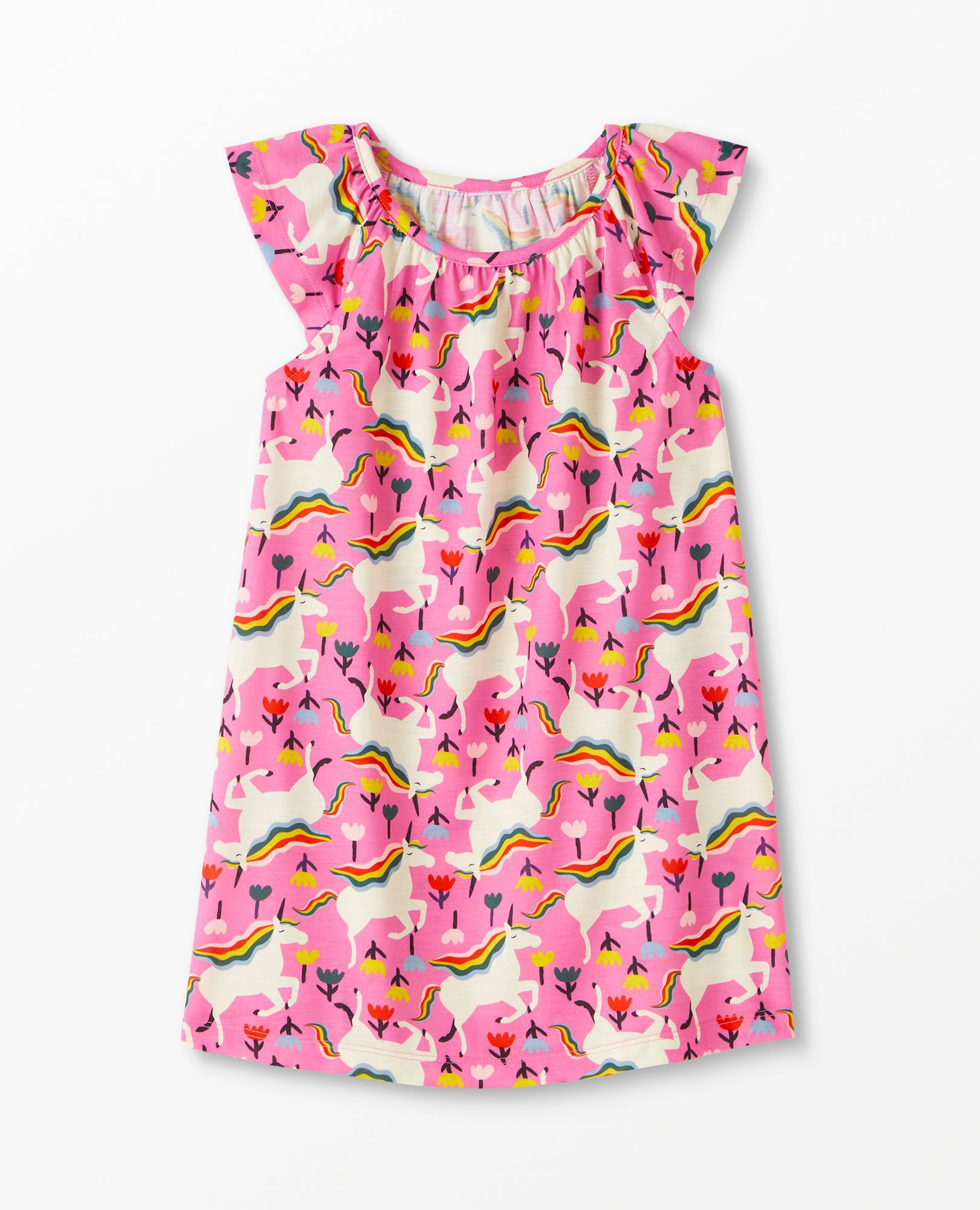 Print Flutter Sleeve Nightgown Hanna Andersson