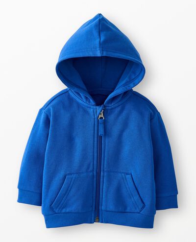 Baby Oversized French Terry Hoodie in Happy Blue - main