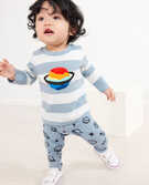 Baby Wiggle Pants In Organic Cotton in Cosmos - main