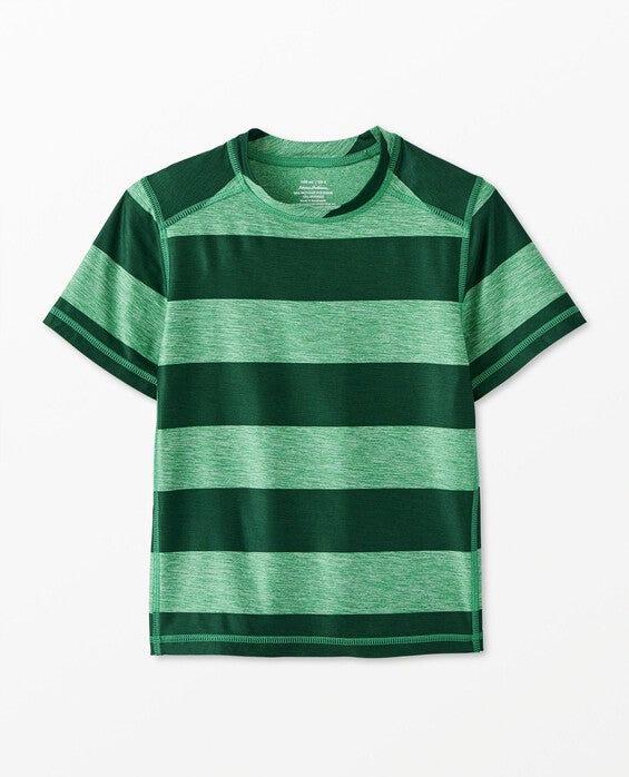 Boys' Malachite & Green Flare Active T-Shirt - Size Little Kids 6-7 by Hanna Andersson