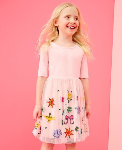 Disney Princess Tulle Dress in Princess Multi Pink - main