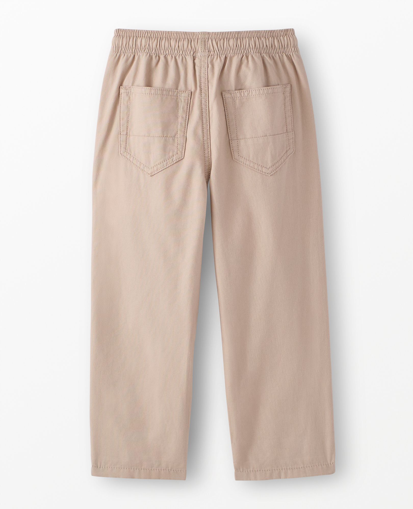 Canvas Pull-On Pants in Khaki Sand - main