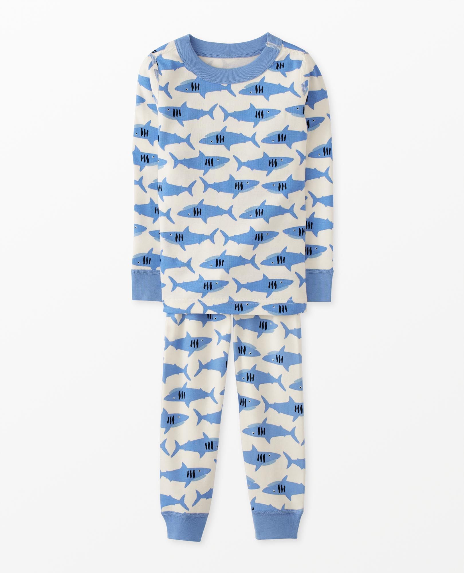 HannaJams™ Pajama Set in Bubbles the Shark - main