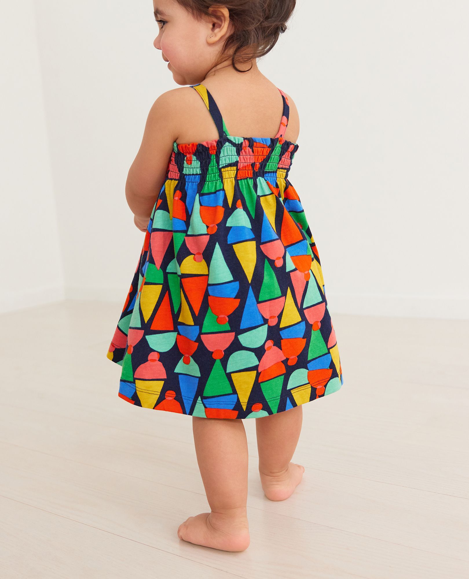 Baby Smocked Dress Bloomer Set