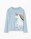 Graphic Tee In Cotton Jersey in Lovely Unicorn - main