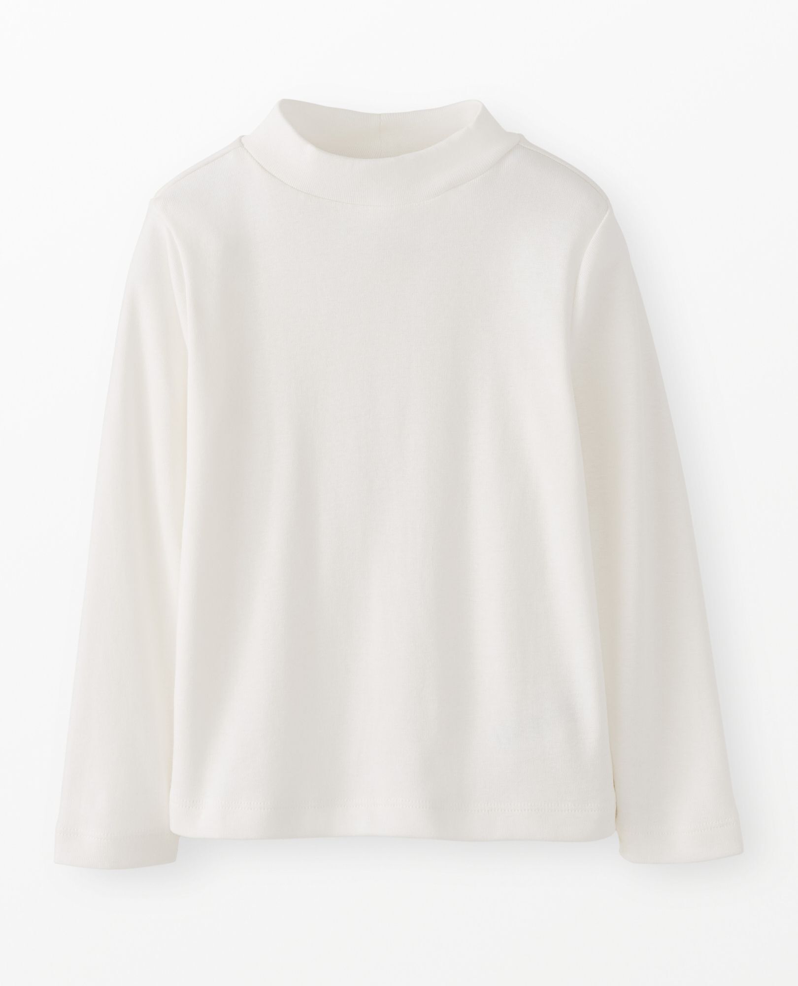 Long Sleeve Slim Fit Mock Neck Top | Hanna Andersson