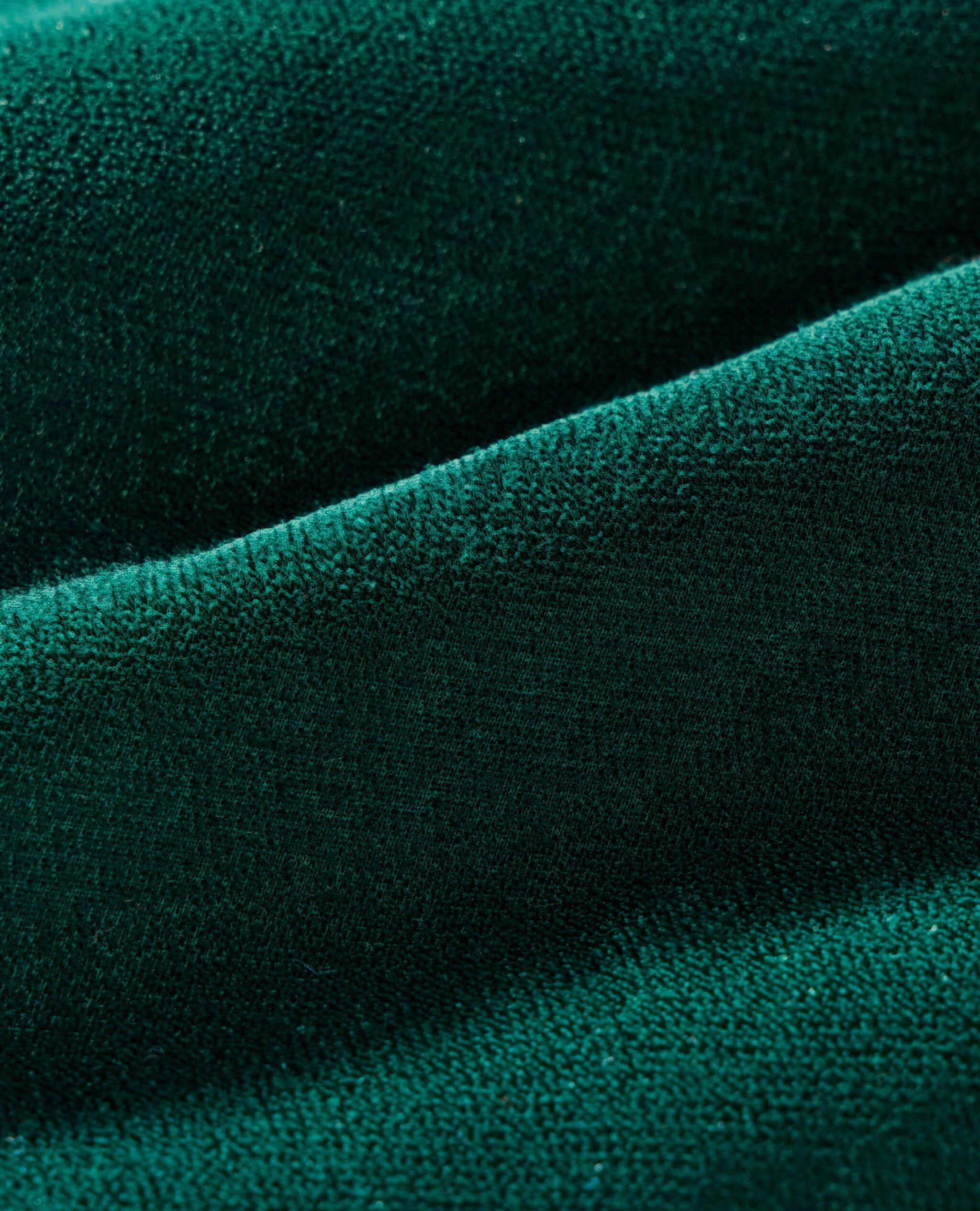 Velvet Wide Leg Pants in Malachite - main
