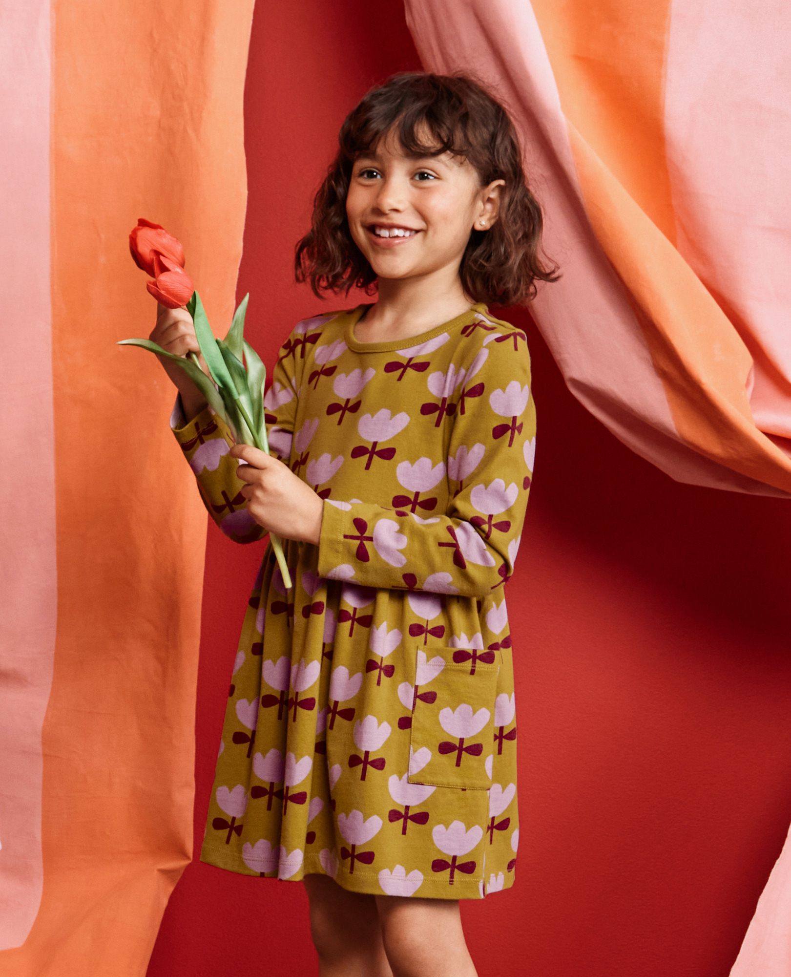 hanna andersson dress Long Sleeve Playground with Pockets Ebay Pakistani dress cotton suit LIVE 03/23/2026 MC twirly skirt Pockets for Color:Red / White