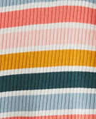 Print Rib Knit Dress in Rainbow Multi - main