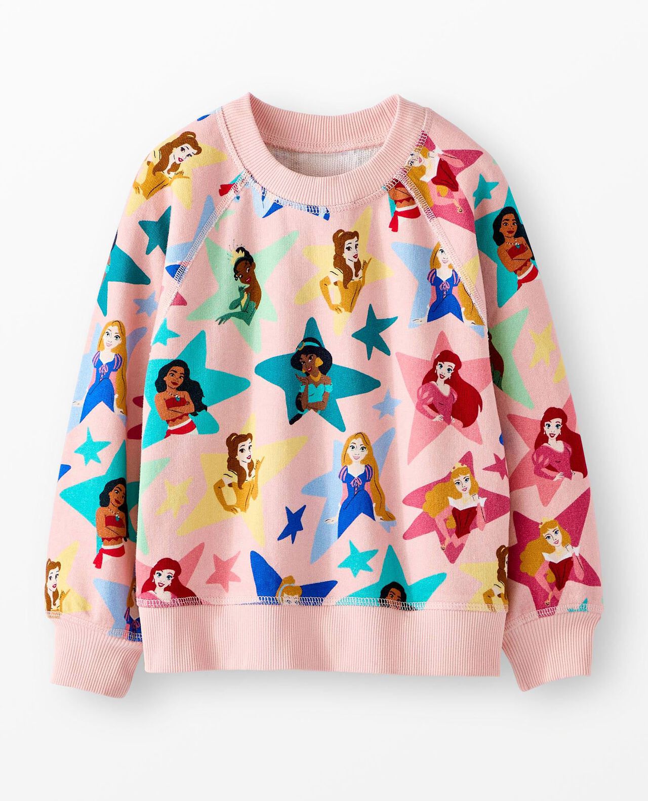 Disney Princess French Terry Sweatshirt in Princess Stars - main