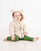 Baby Bear Jacket In Recycled Marshmallow in Faded Flower - main