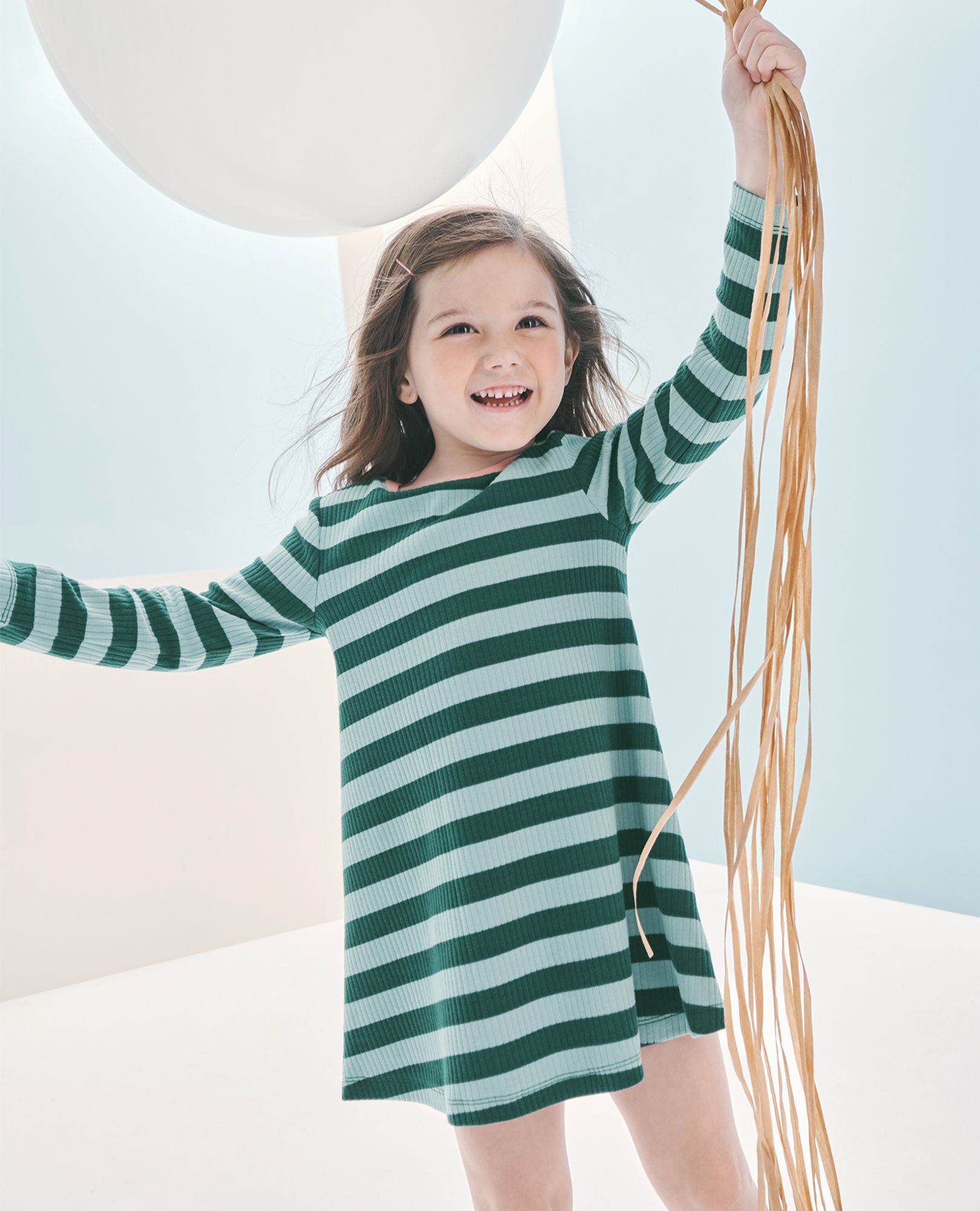 Hanna andersson striped dress cheap