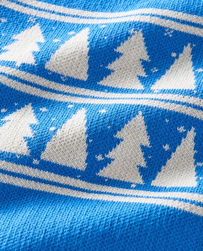 Baby Holiday Sweater & Pants Set in Rows of Trees - main