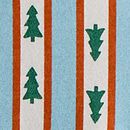 Long Sleeve Everywhere Dress with Pockets in Tree Ribbons on Blue - swatch