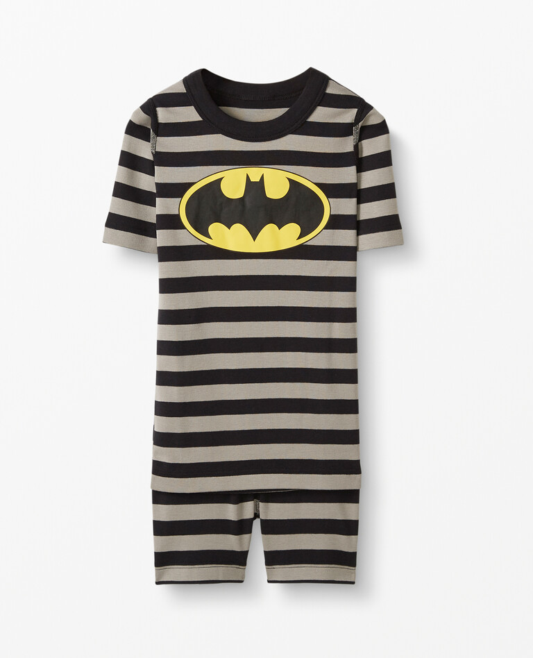 DC Batman Short John Pajamas in Black - main