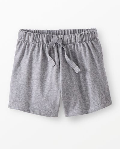 Baby Pull-On Shorts in Heather Grey - main