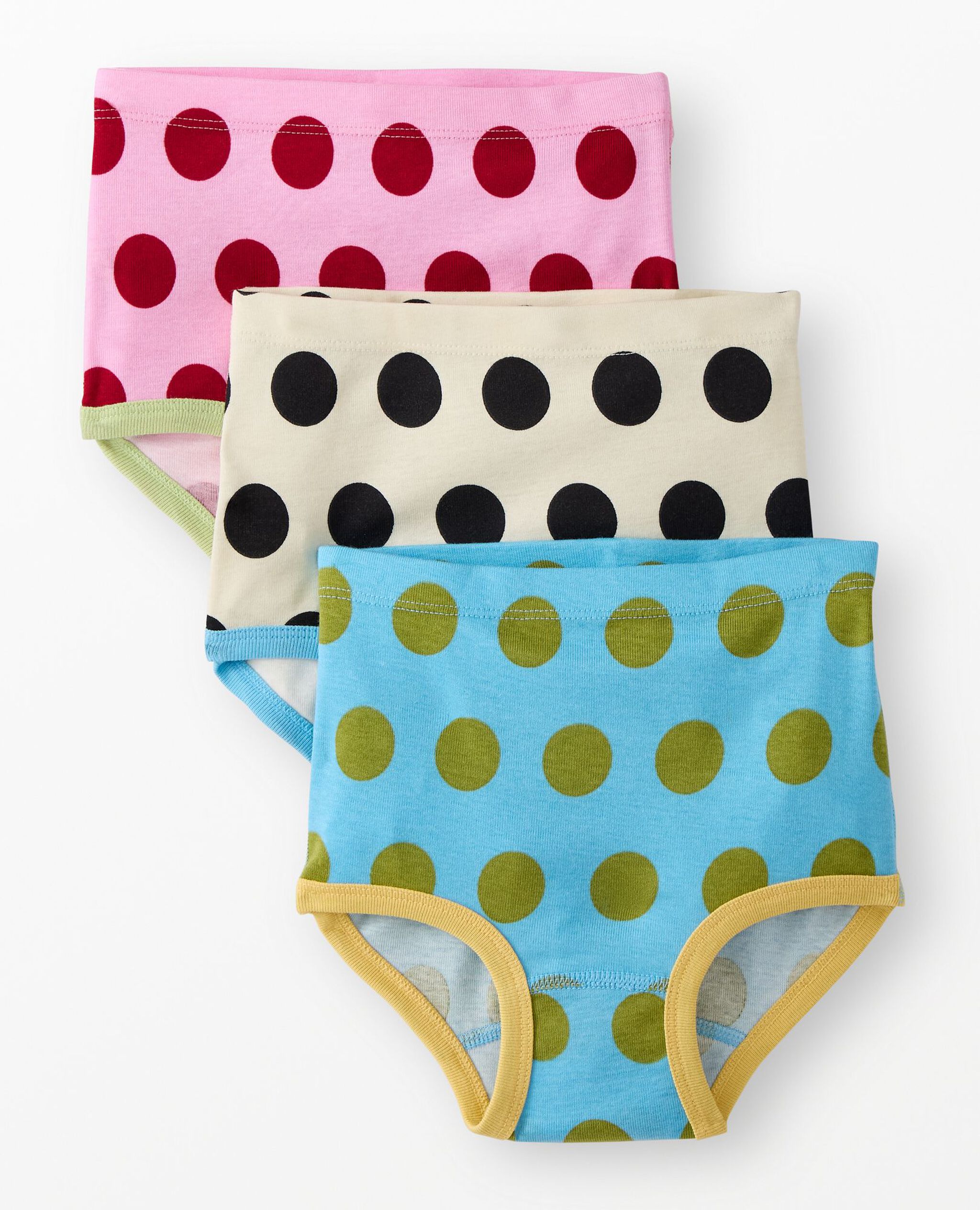 3-Pack Dusen Dusen Organic Cotton Classic Underwear in Multi Dots 3-pack - main