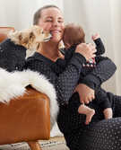 Heritage Fairisle Black Matching Family Pajamas in  - main