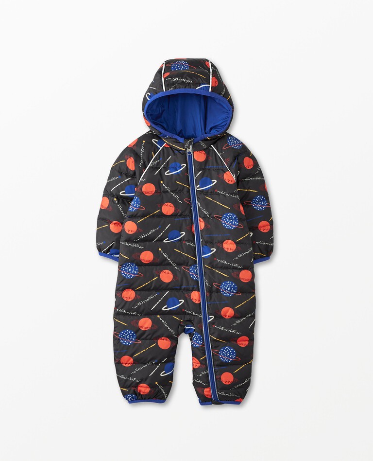 Baby Print Insulated Snowsuit in Cosmos - main