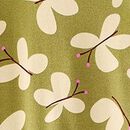 HannaJams™ Pajama Set in Butterflies on Moss Green - swatch