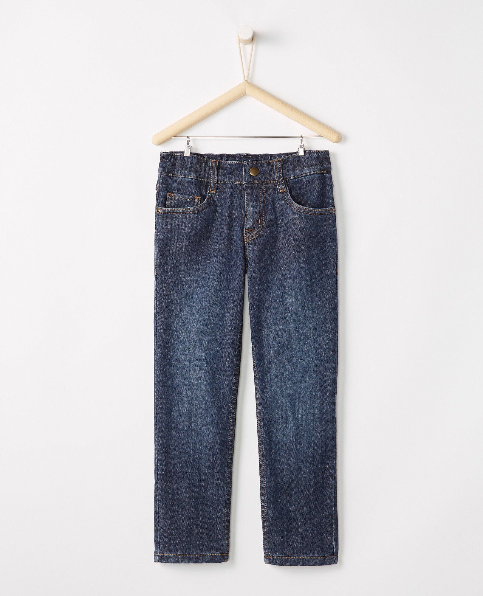 slim flannel lined jeans