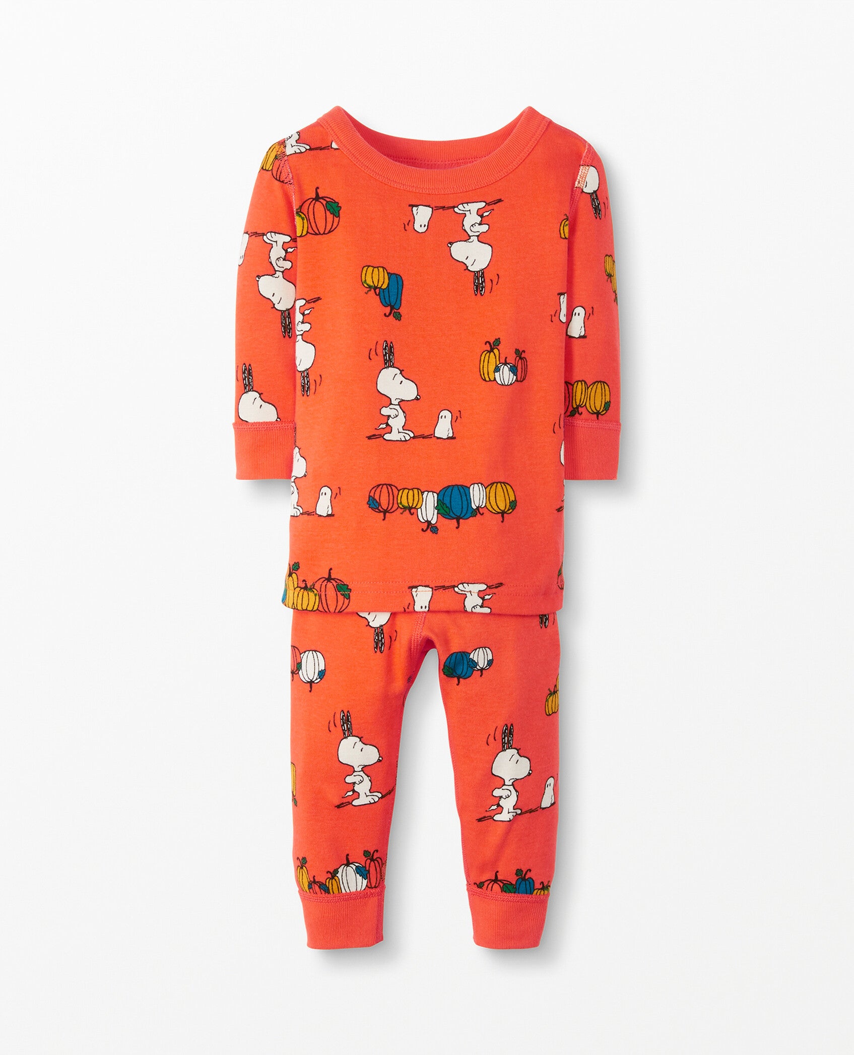 Peanuts Long John Pajamas In Organic Cotton Hanna Andersson