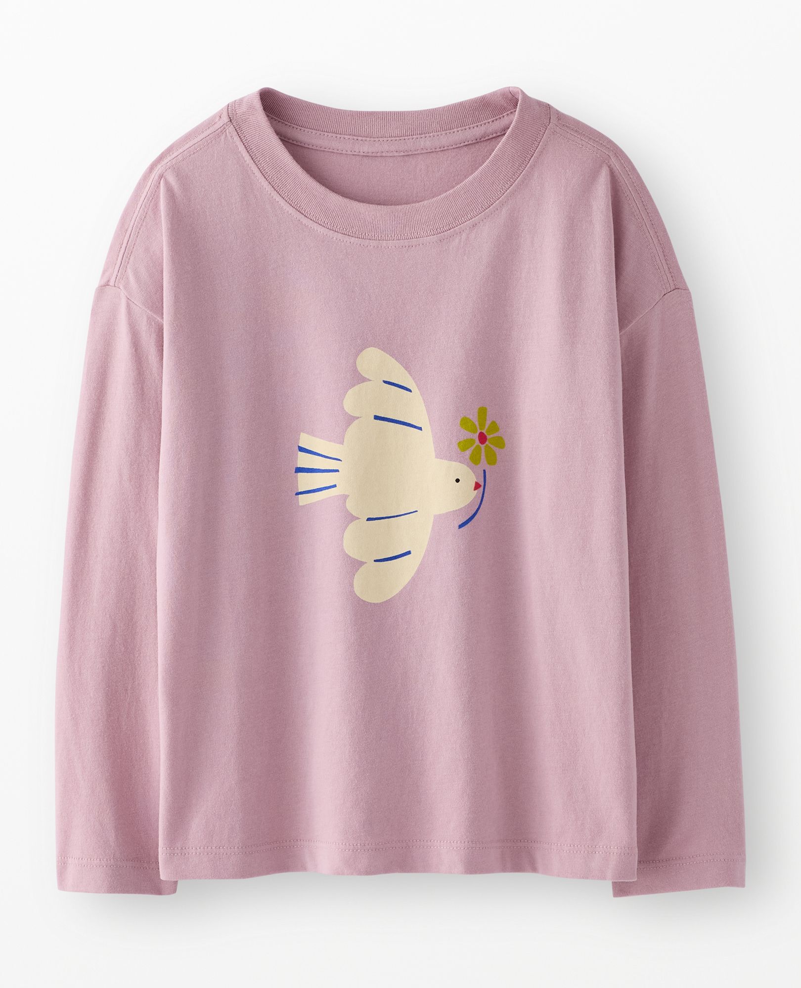 Long Sleeve Relaxed Fit Graphic T-Shirt | Hanna Andersson