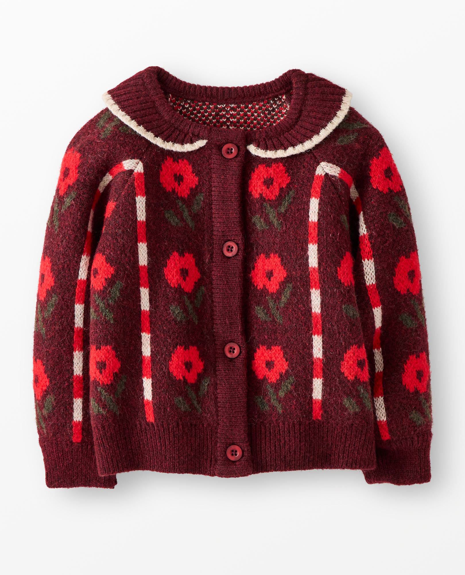 トップス Andersson Bell Patch Jacquard Cardigan Jacquard Cardigan | Hanna Andersson