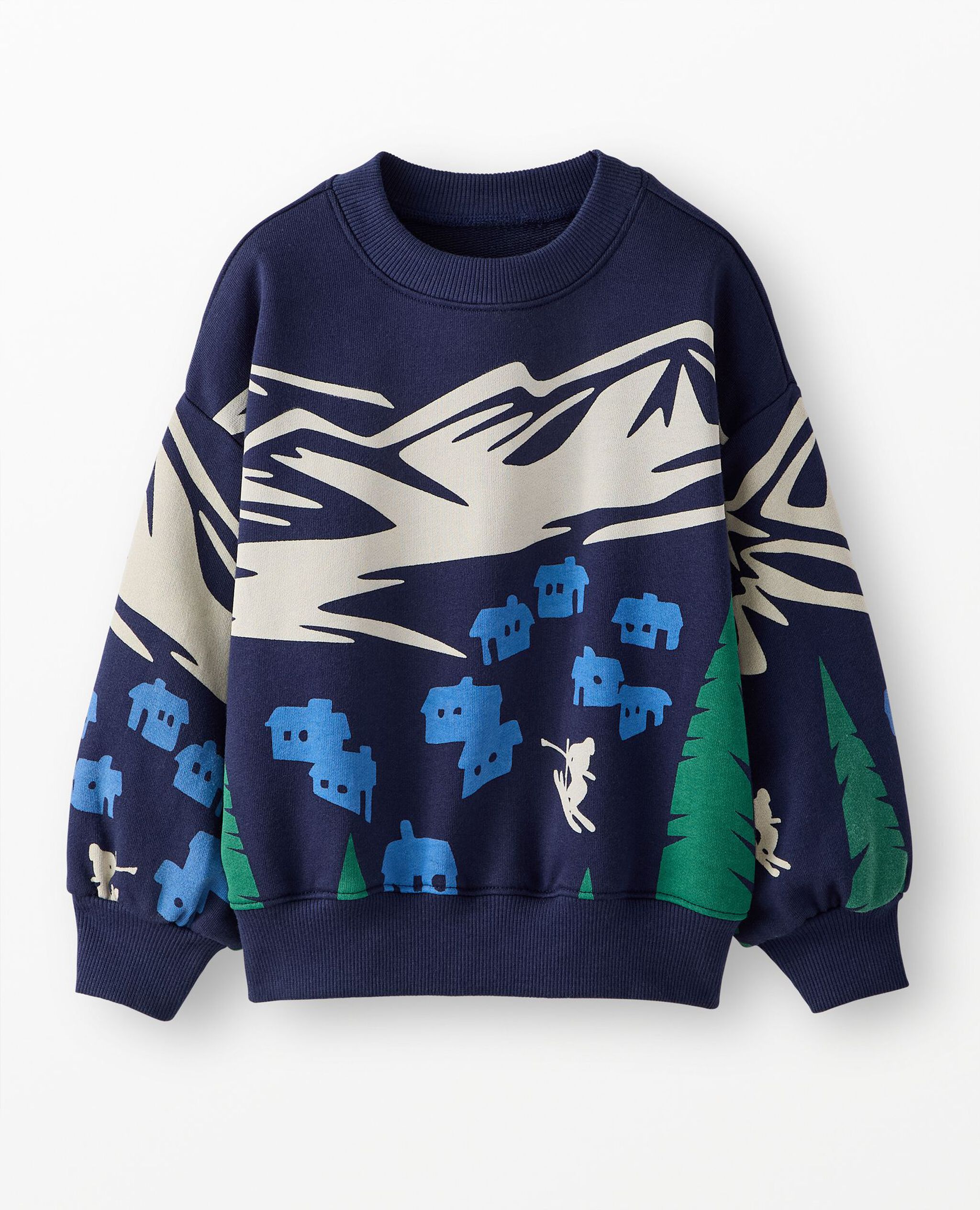 French Terry Ski Day Sweatshirt in Ski Day - main