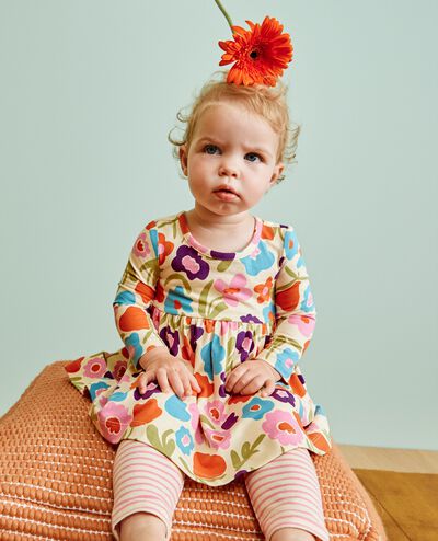 Baby Long Sleeve Skater Dress & Leggings Set in Fall Floral - main