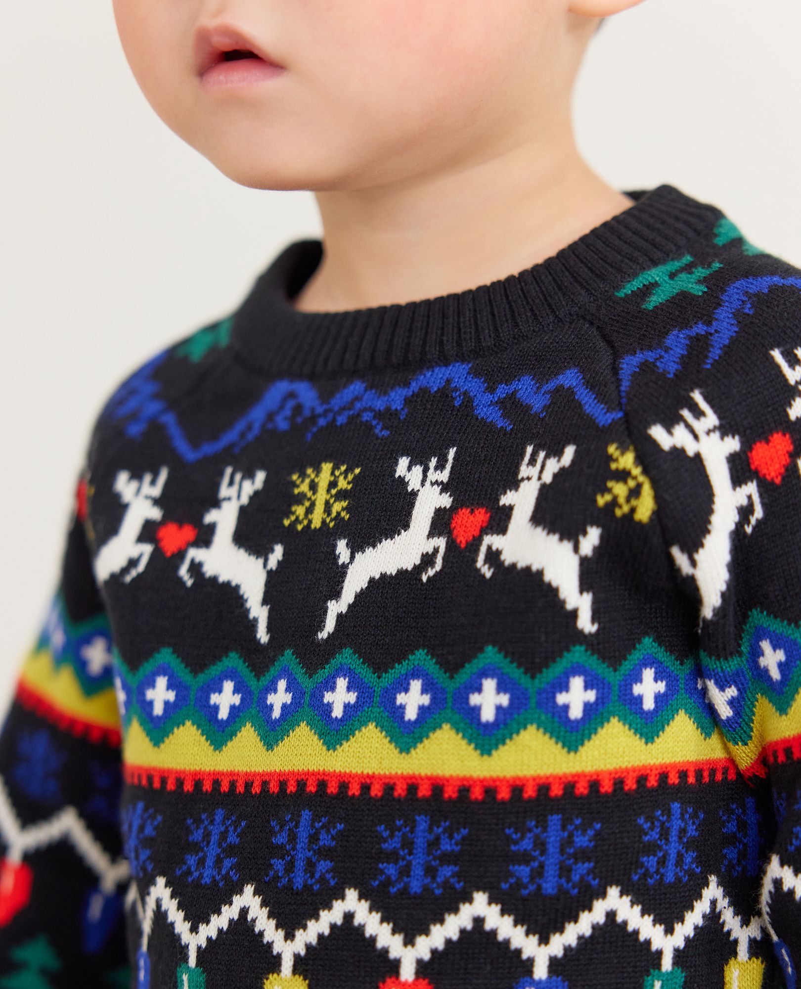 Baby Holiday Sweater Knit Top Leggings Set
