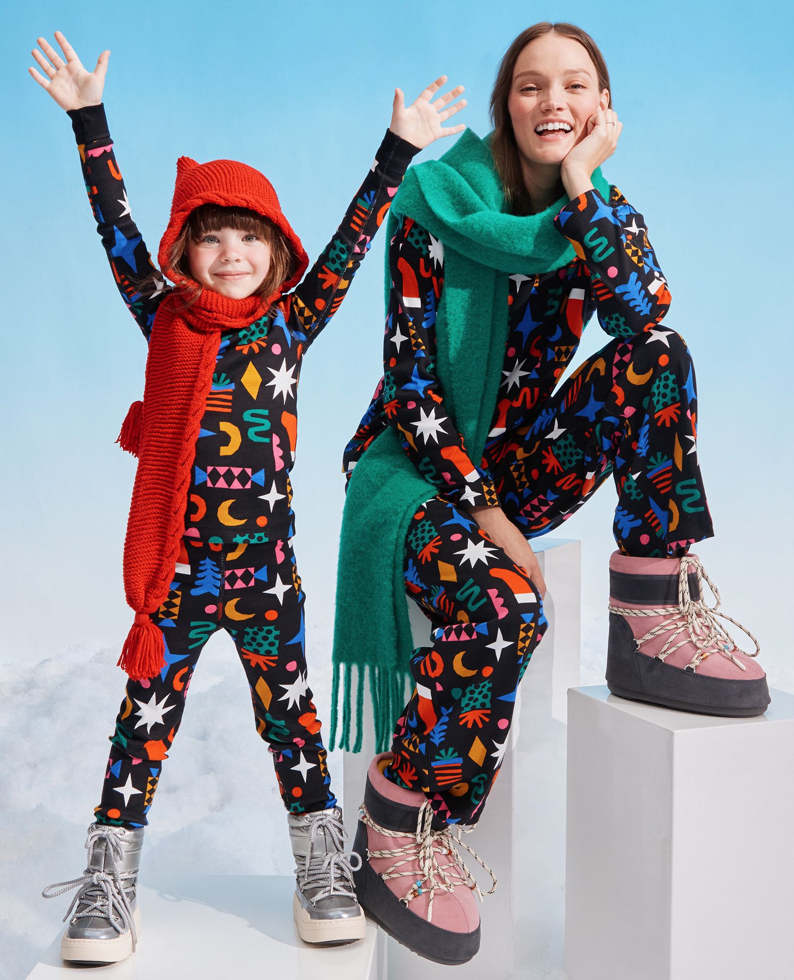 Holiday HannaJams™ Pajama Set in Modern Festive - main