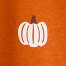 Adult Halloween Relaxed Fit Pajama Set in Pumpkins on Orange - swatch