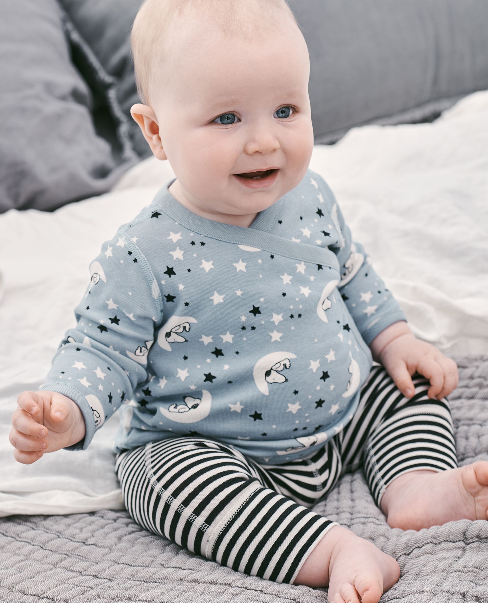 6-Piece Baby Peanuts Gift Set ($144 value) in Snoopy Layette North Air - main