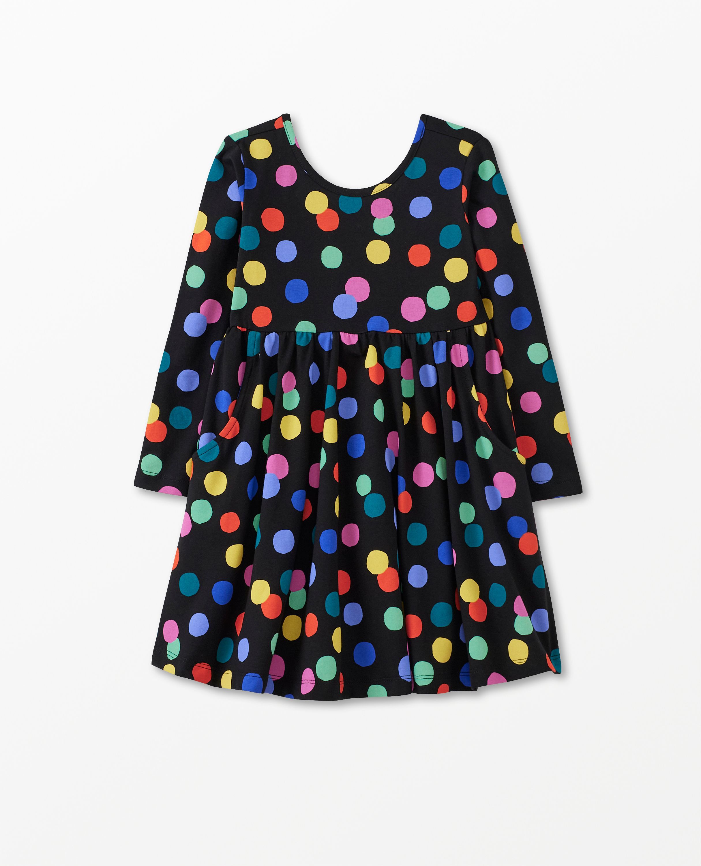 Kids black skater dress on sale