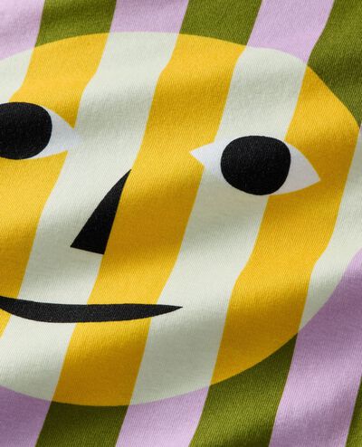 Adult Dusen Dusen Long John Pajama Set in Sea Stripe - main