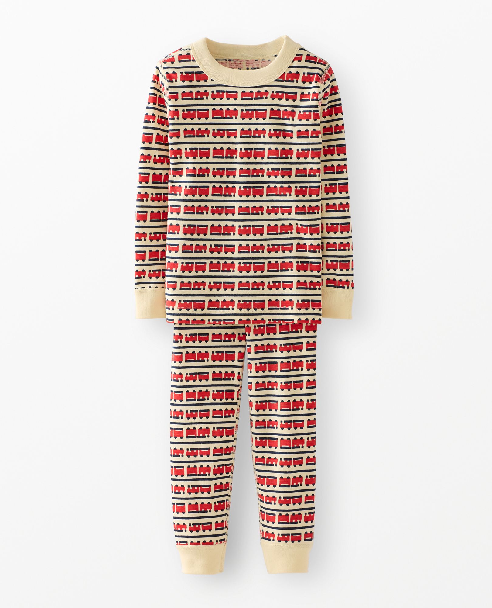 Holiday HannaJams™ Pajama Set in All Aboard - main
