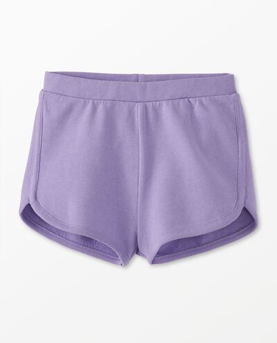 French Terry Dolphin Vent Shorts in Violet Tulip - main