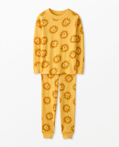 HannaJams™ Pajama Set in Frankie the Lion on Marigold - main