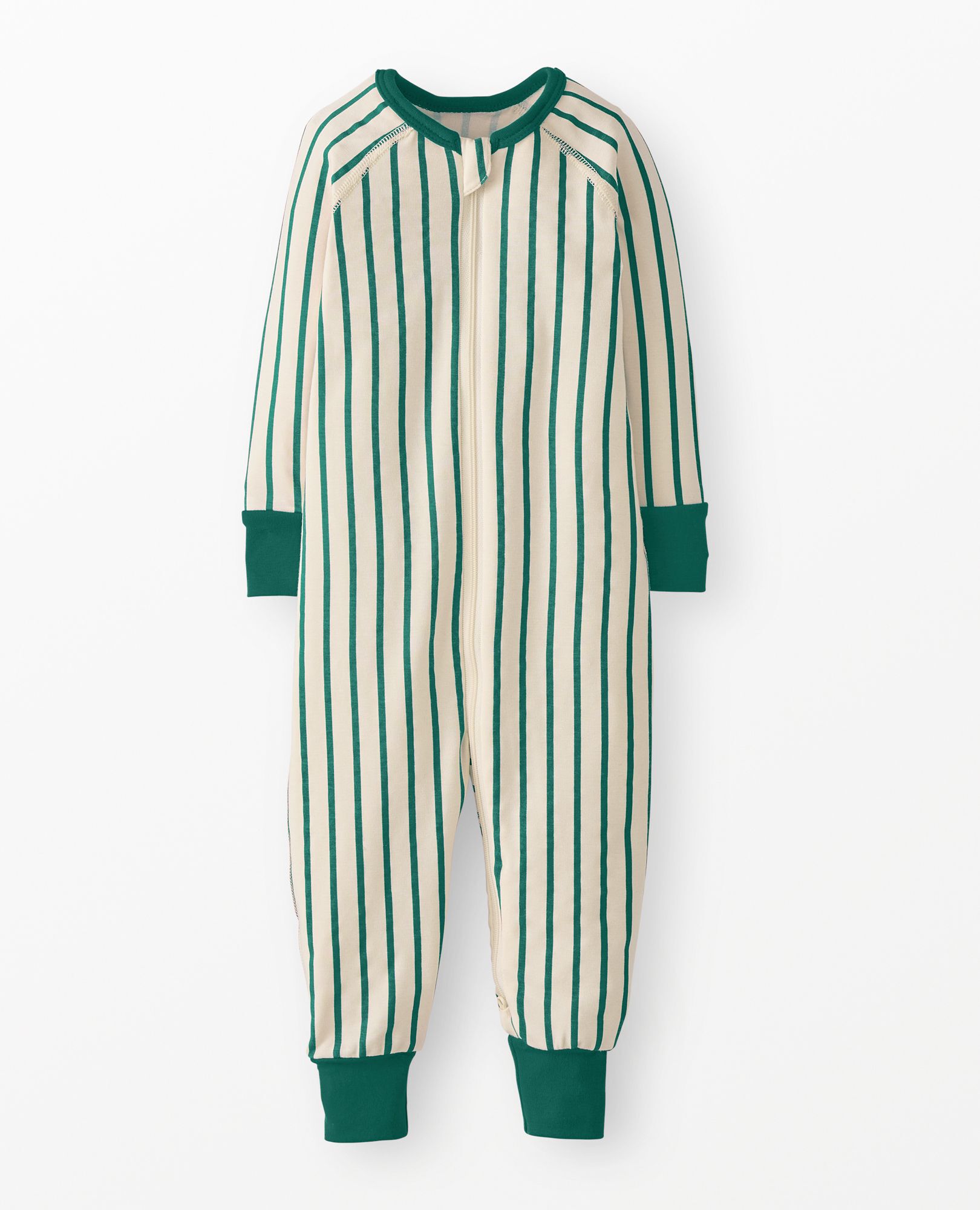 Holiday HannaSoft™ Stretch Sleeper in Fir Tree/Ecru - main