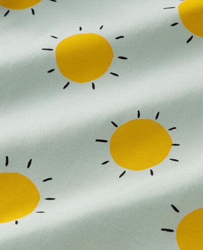 HannaSoft™ Stretch Sleeper in Springtime Suns on Blue - main