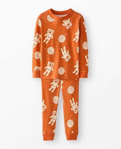 HannaJams™ Pajama Set in Astronauts on Bisque - main