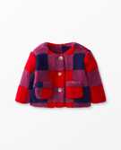 Baby Faux Shearling Jacket in Hanna Red/Navy - main